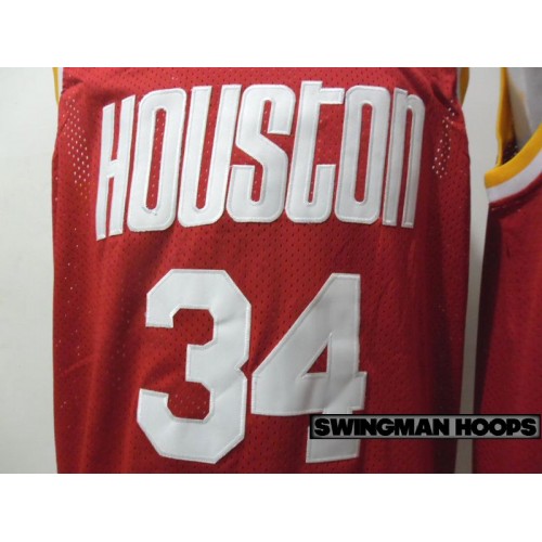 Hakeem Olajuwon Houston Rockets Hardwood Classics Throwback NBA Swingman  Jersey