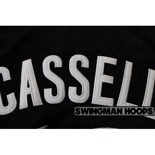 Minnesota Timberwolves #19 Sam Cassell Black Swingman Jersey on