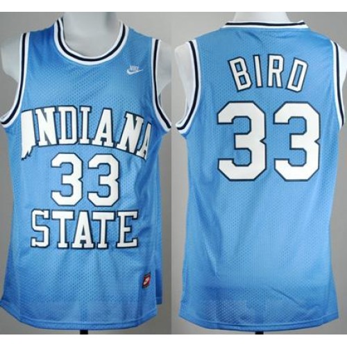 Larry Bird Indiana State College Basketball Throwback Jersey