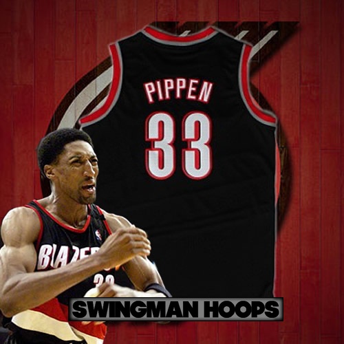  Scottie Pippen Portland Trail Blazers 1999-00 Swingman Jersey :  Sports & Outdoors