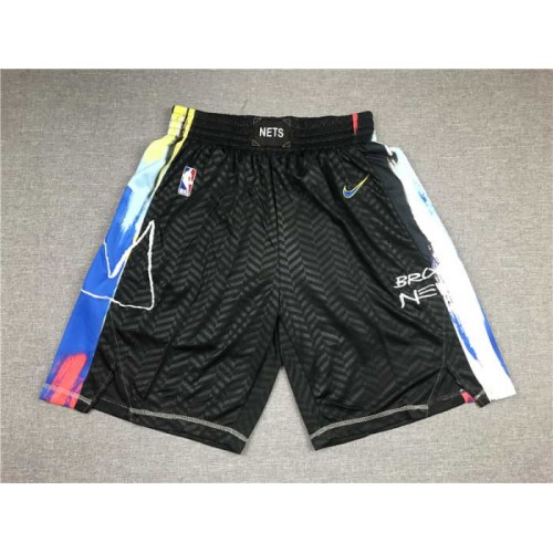 Utah Jazz Nike 2020/21 City Edition Swingman Shorts - Black