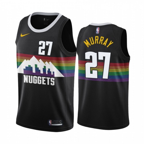 Jamal Murray Denver Nuggets New Era City Edition Player T-Shirt - Black