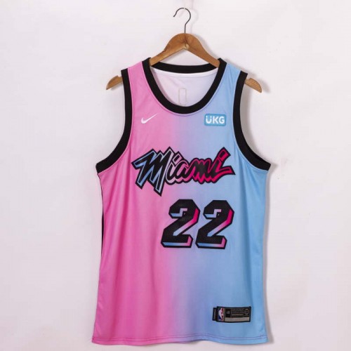 Jimmy Butler Miami Heat Nike 2020/21 Swingman Player Jersey Pink/Blue -  City Edition