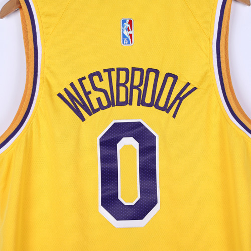 Russell Westbrook - Los Angeles Lakers - Game-Worn City Edition Jersey -  1st Half - 2021-22 NBA Season