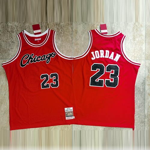 Michael Jordan 1984 Rookie Season Chicago Bulls Jersey Red