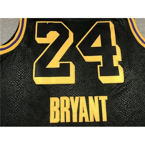 Kobe Bryant #8 / #24 Black Mamba Gigi Heart Lakers Basketball Jersey Men  Large
