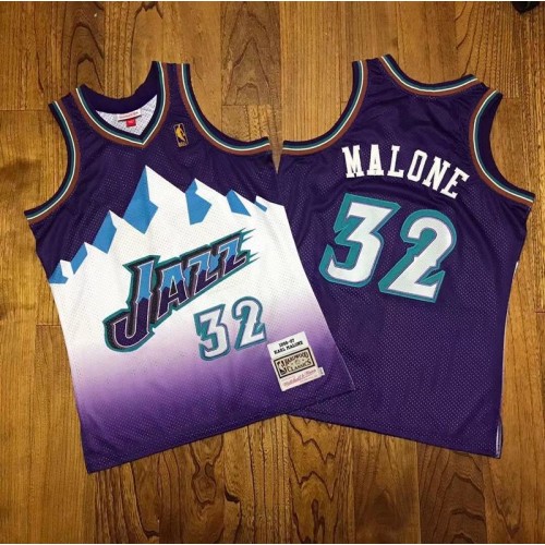 Mitchell & Ness Swingman Jersey Karl Malone Utah Jazz Road 1996-97 XL / Purple