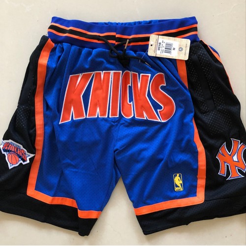 NBA Colour Block New York Knicks Shorts D01_399