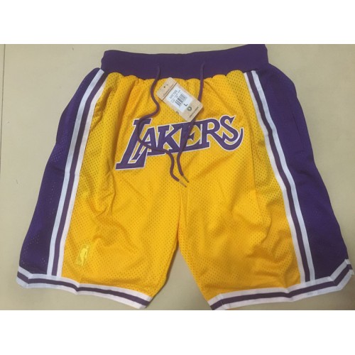 Lakers Shorts 'Yellow