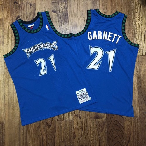 Mitchell & Ness Kevin Garnett Minnesota Timberwolves Men's Blue 2003-04  Swingman Jersey