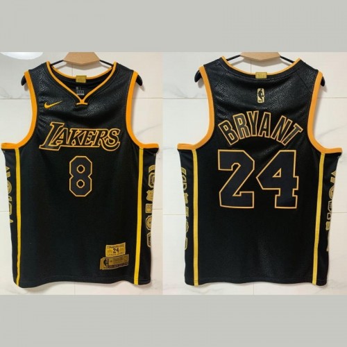 Kobe Lakers T-SHIRT NUMBER front 8 and back 24