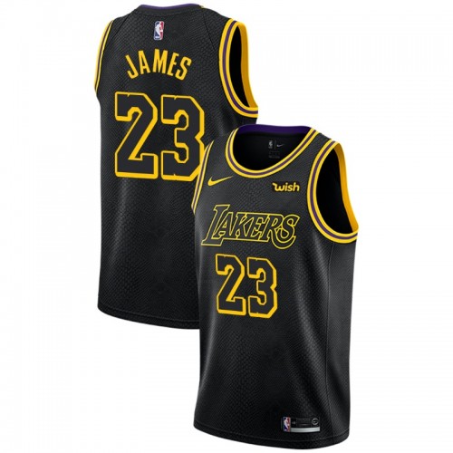 LeBron James Los Angeles Lakers 2023 City Edition Youth NBA