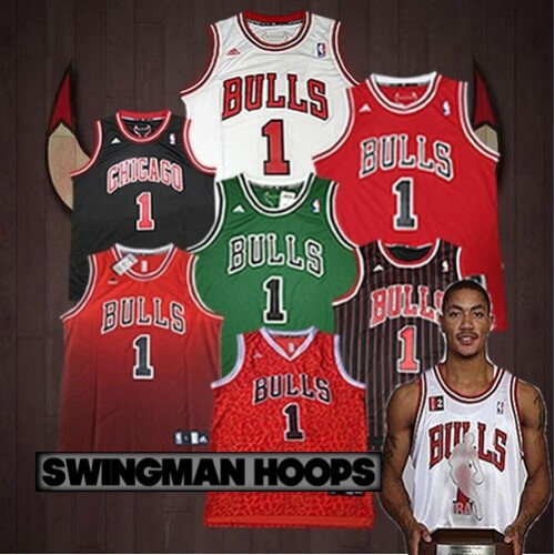 Swingman Derrick Rose Chicago Bulls Jersey
