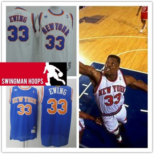 New York Knicks Patrick Ewing Hardwood Classics Swingman Jersey