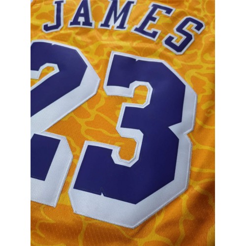 LeBron James BAPE X Mitchell & Ness Special Edition Lakers Jersey