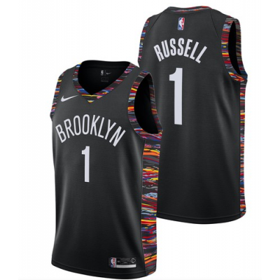 Nike Men's D'Angelo Russell Brooklyn Nets City Swingman Jersey