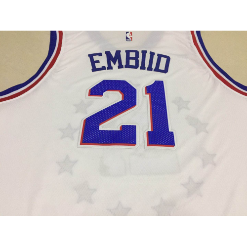 Joel Embiid 2018-19 Philadelphia 76ers Earned Edition Jersey